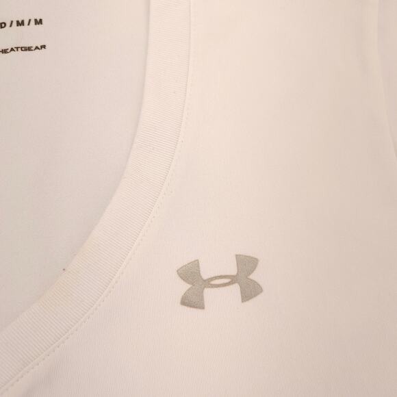 Under Armour Graphic Crew Neck Short Sleeve Casual T Shirt Womens Size M White - Picture 4 of 10